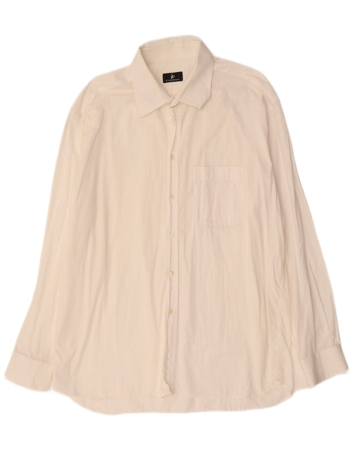 Roccobarocco muška košulja veličina 18 1/2 46 2XL bijela