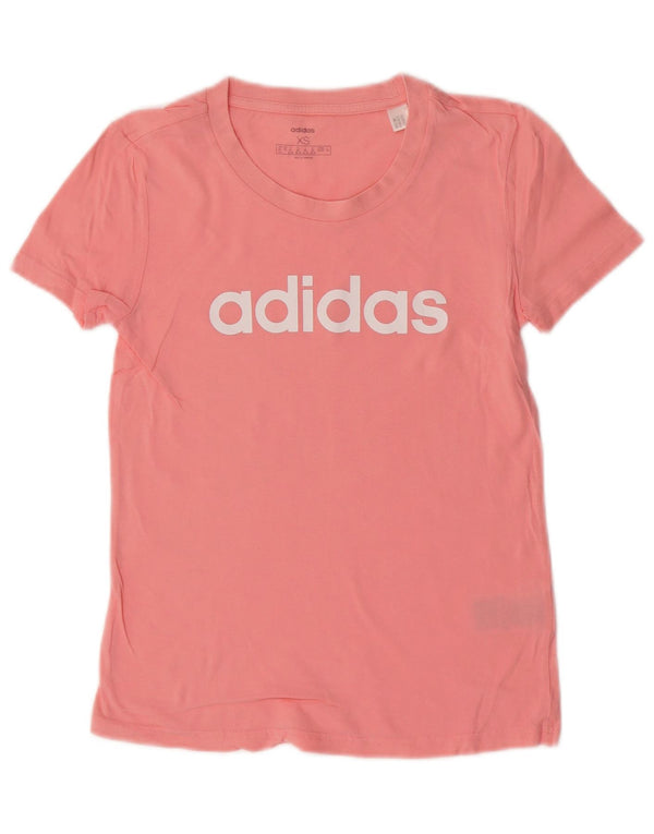 Adidas ženska majica kratkih rukava s grafičkim motivima UK 4/6 XS, ružičasti pamuk