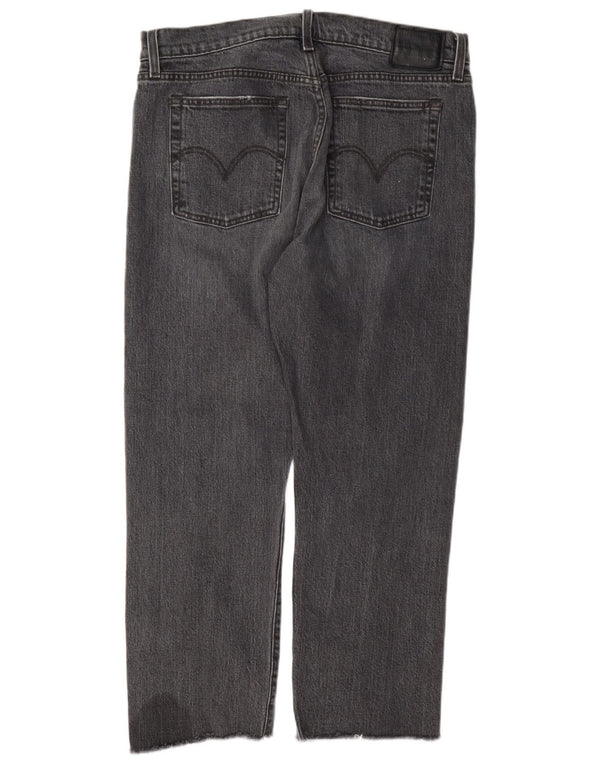 Levi's ženske ravne traperice Wedgie W31 L26 sivi pamuk