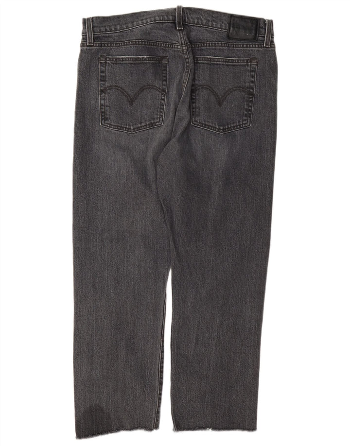 Levi's ženske ravne traperice Wedgie W31 L26 sivi pamuk