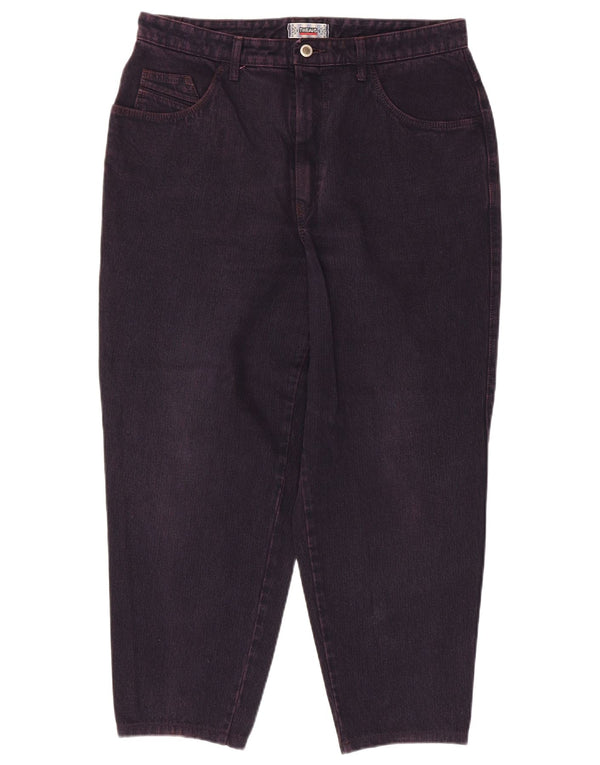 VINTAGE Ženske sužene traperice W34 L27 Ljubičasta