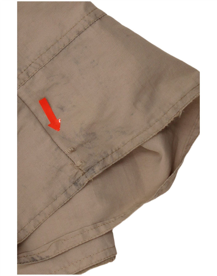 Reebok ženske kargo trenirke hlače UK 12 srednje bež najlon