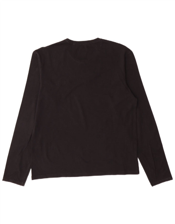 GUESS Muška majica dugih rukava XL crni pamuk