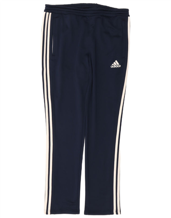 ADIDAS Muške hlače za trenirku, velike tamnoplave poliesterske hlače