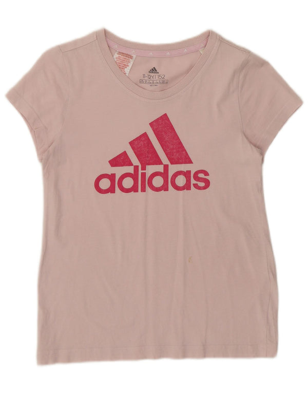 Majica kratkih rukava Adidas za djevojčice Regular Graphic T-Shirt 11-12 Years Pink