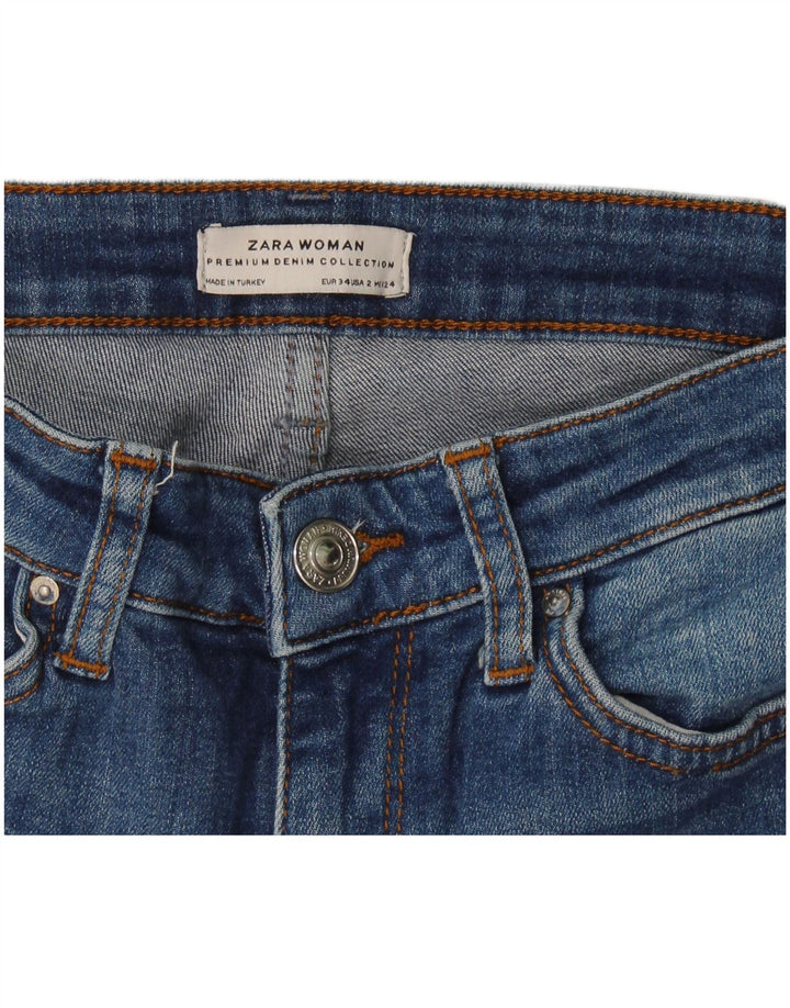 Zara ženske lepršave traperice EU 34 2XS W24 L31 Plave