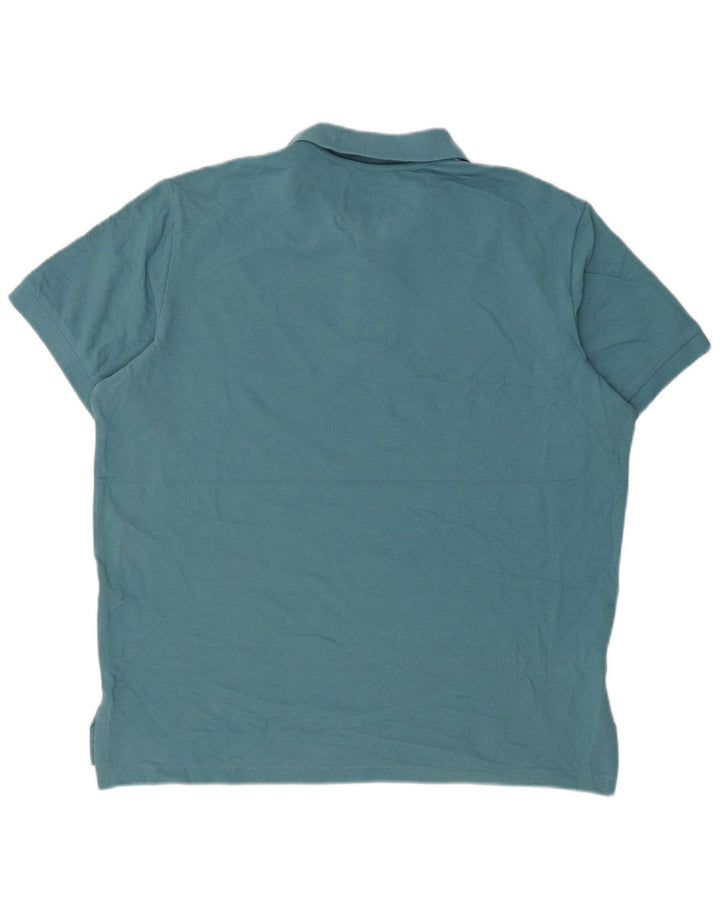 Eddie Bauer muška polo majica velika plava pamuk