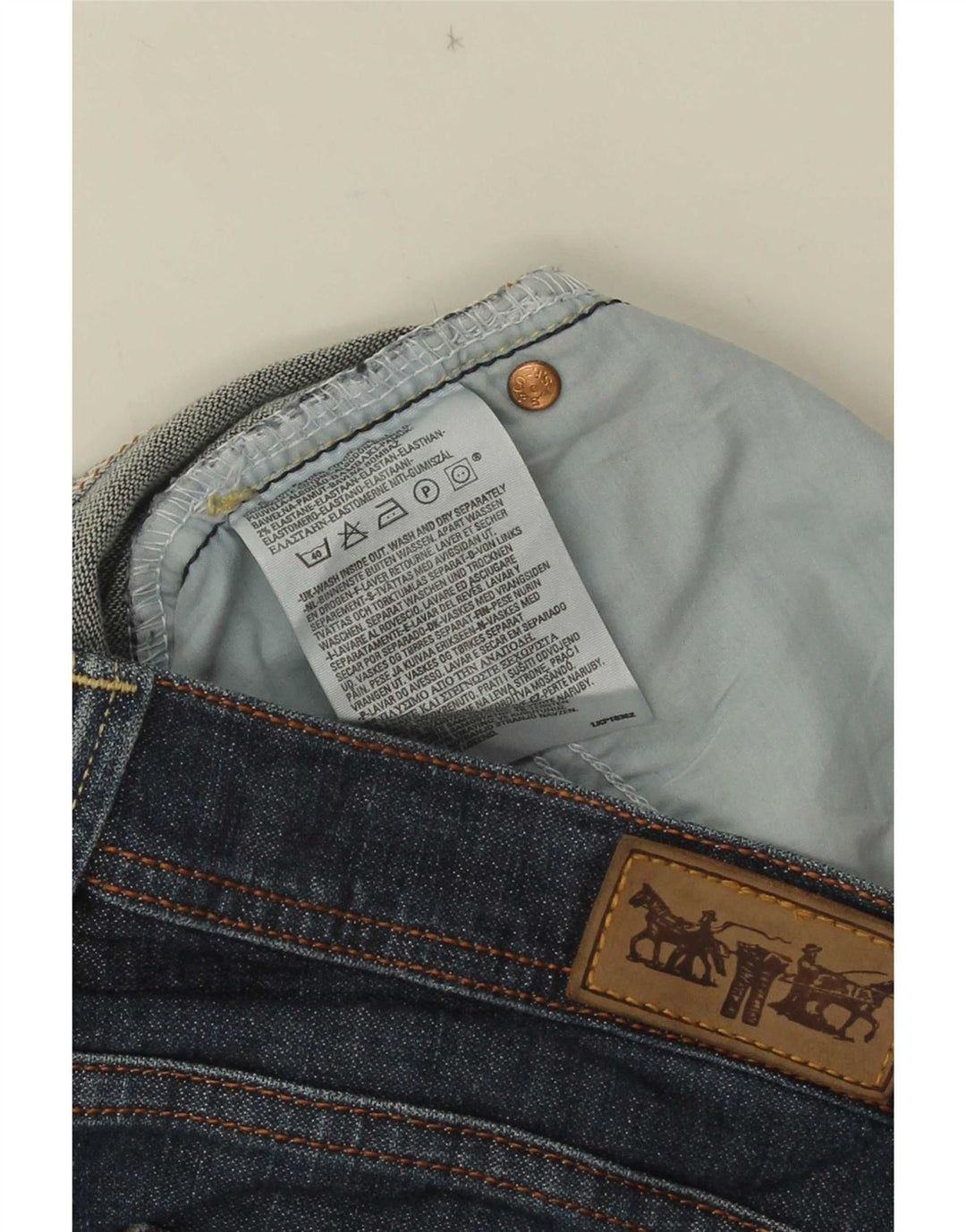 Levi's Ženske Bootcut traperice W31 L30 Plavi pamuk