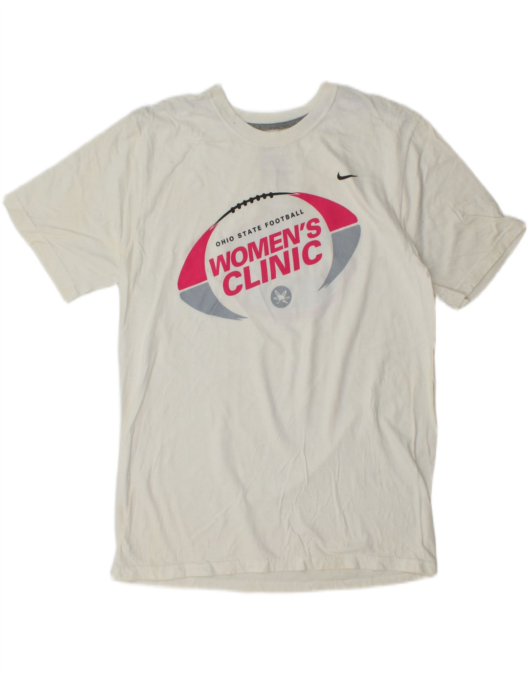 NIKE Ženska majica kratkih rukava s grafičkim motivima UK 14 Srednje bijeli pamuk