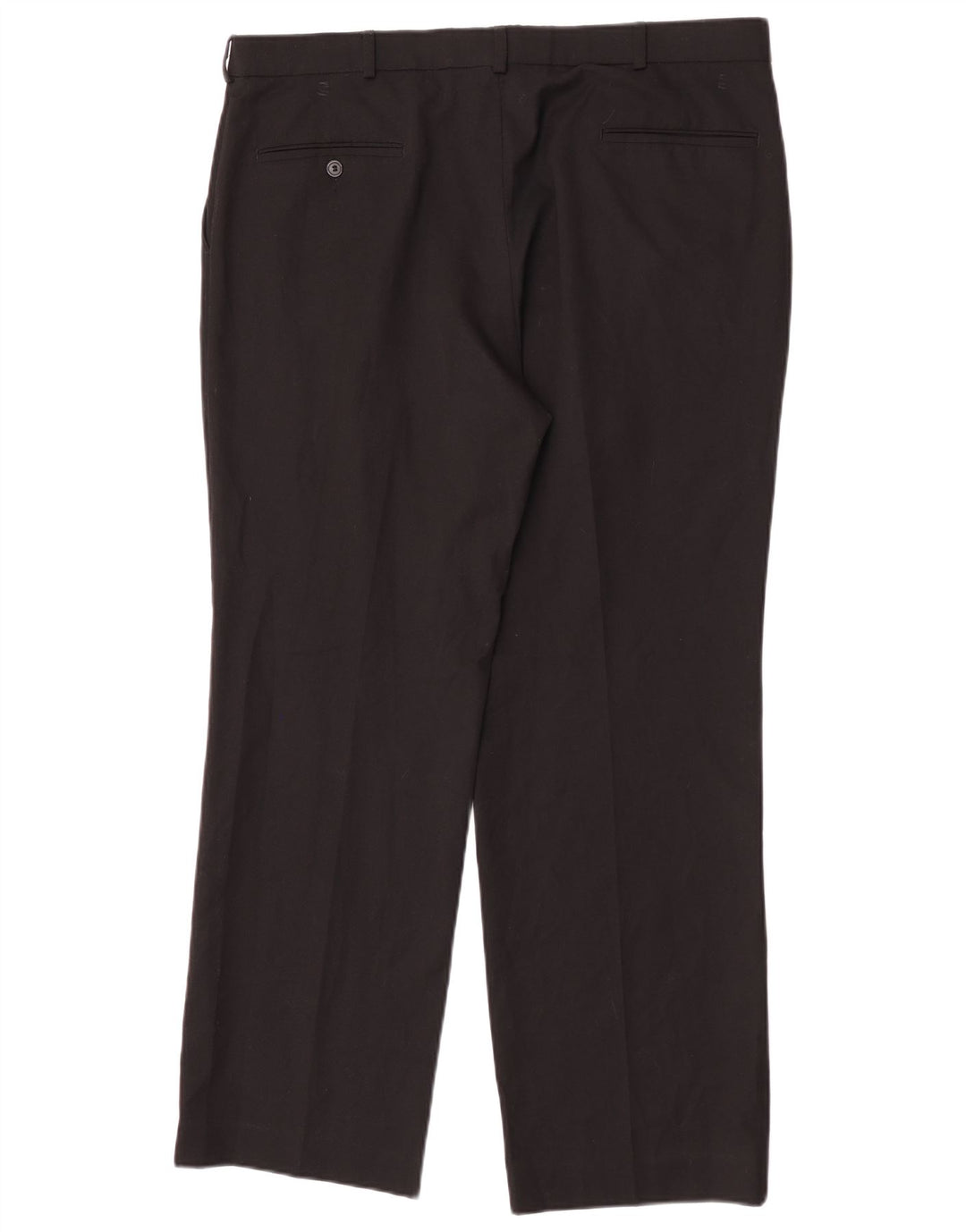 Farah muške hlače s štipaljkama W38 L30 crni poliester