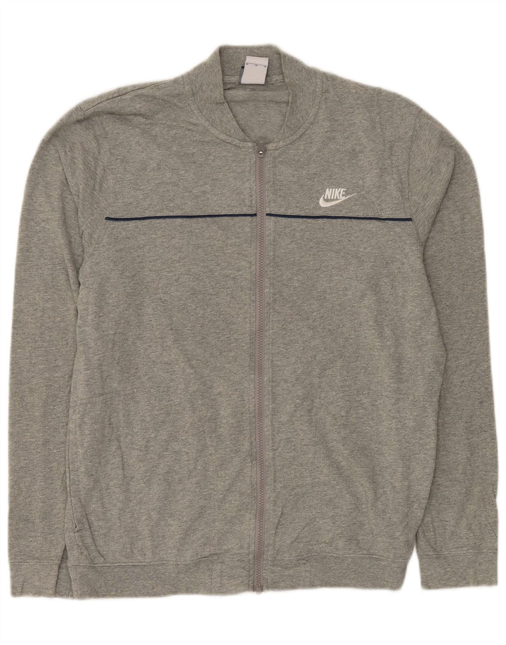 NIKE muška trenirka gornja jakna srednje sivi pamuk