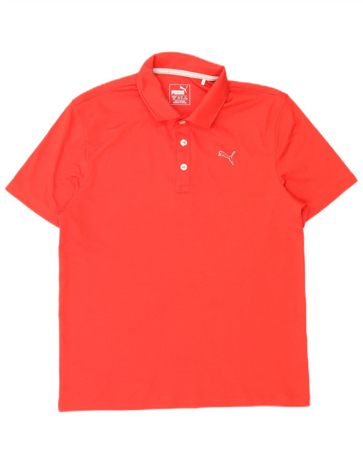 Puma polo majica za dječake 11-12 godina crvena poliester