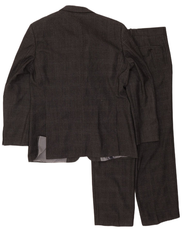 Hugo Boss Muško odijelo s 2 gumba EU 54 2XL W38 L31 Siva karirana vuna
