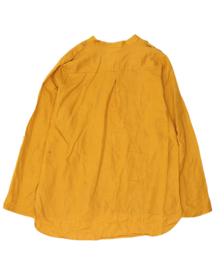 Marks & Spencer Top ženska bluza UK 14 Large Yellow Lan