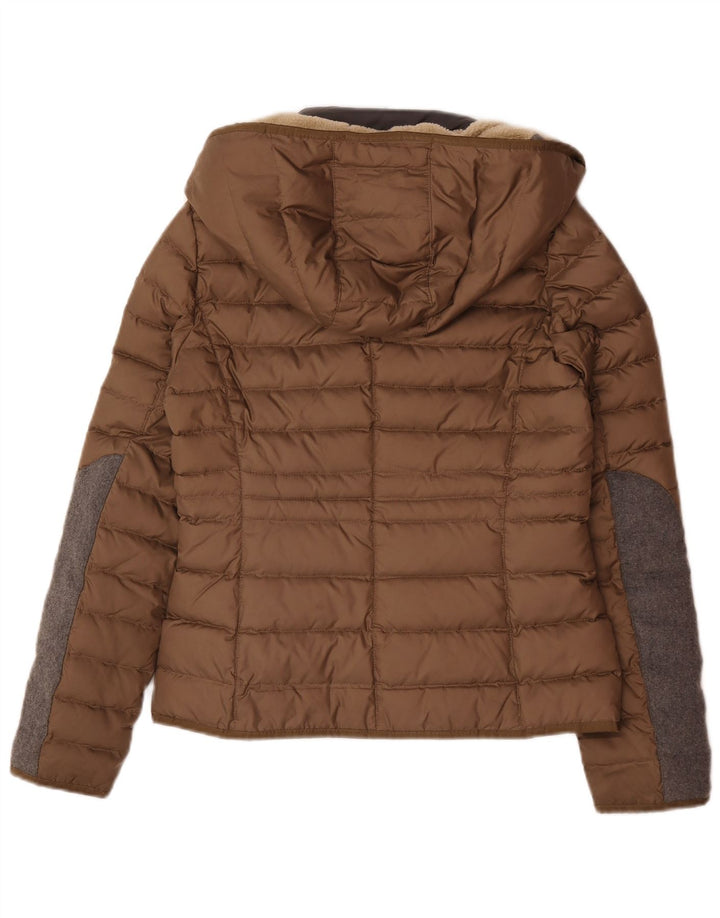 Ženska podstavljena jakna s kapuljačom Marc O'Polo EU 36 Small Brown Colourblock