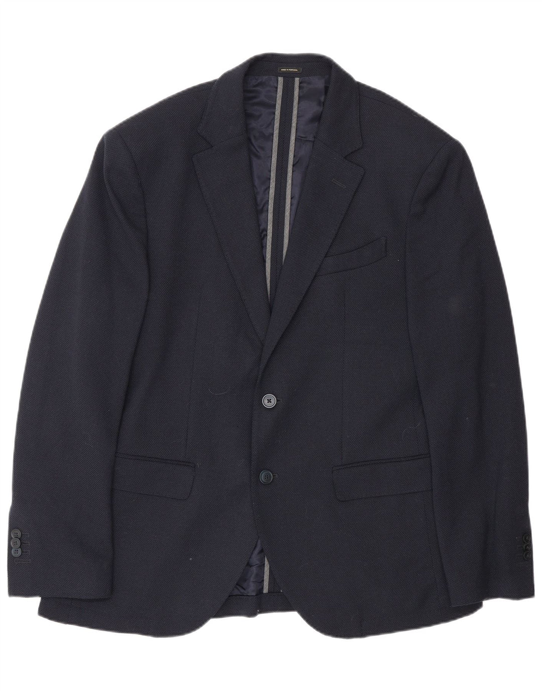 Massimo Dutti muška jakna s 2 gumba EU 50 srednje tamnoplava vuna