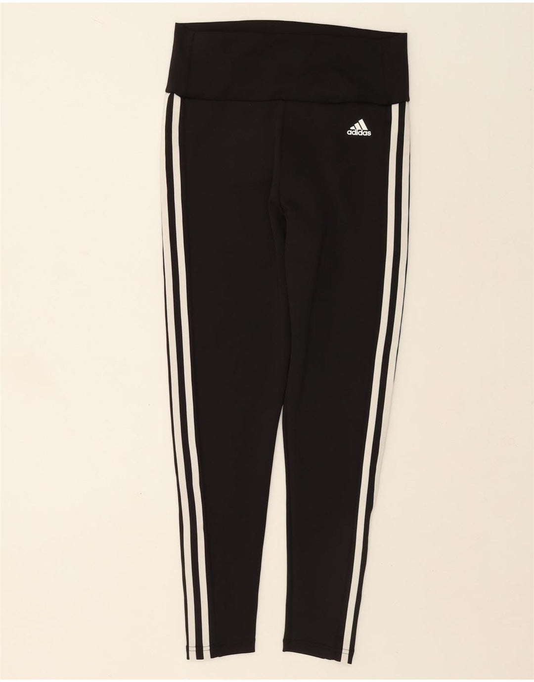 Adidas ženske Aeroready tajice UK 12/14 Srednje crni poliester