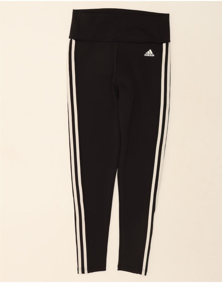 Adidas ženske Aeroready tajice UK 12/14 Srednje crni poliester