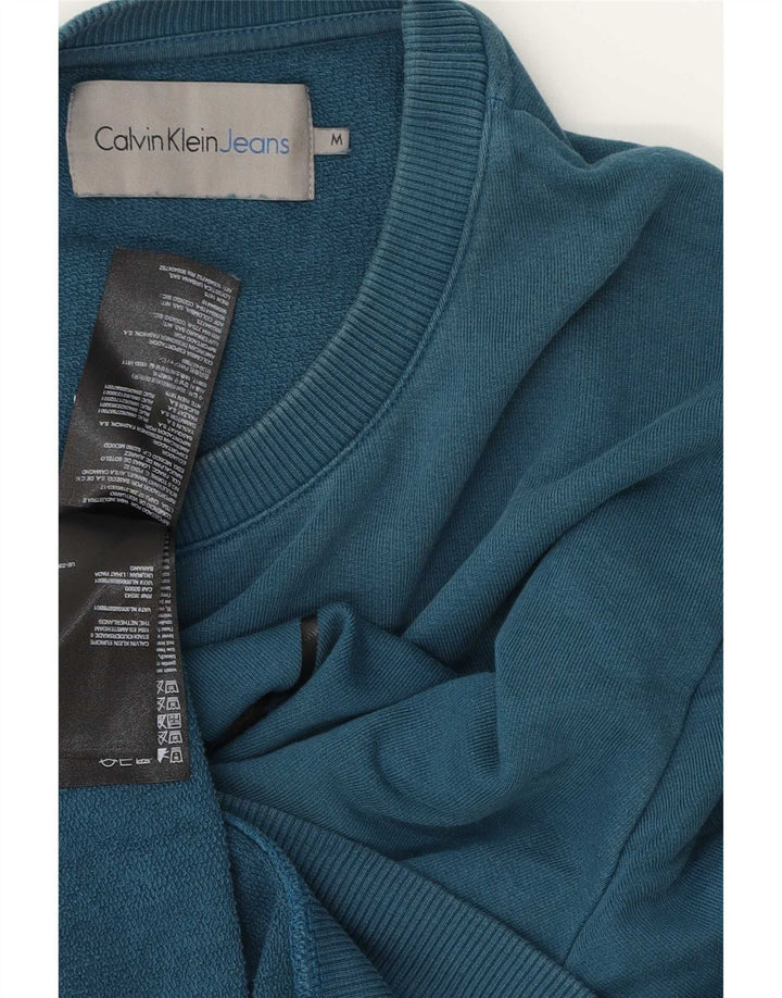 Calvin Klein Jeans muška trenirka s grafičkim motivima Srednje plavi pamuk