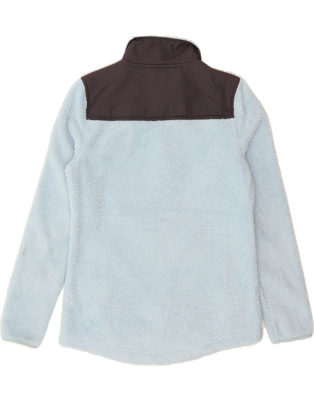 FILA Womens Fleece Jacket UK 10 Small Blue Colourblock Polyester Vintage Fila and Second-Hand Fila from Messina Hembry 