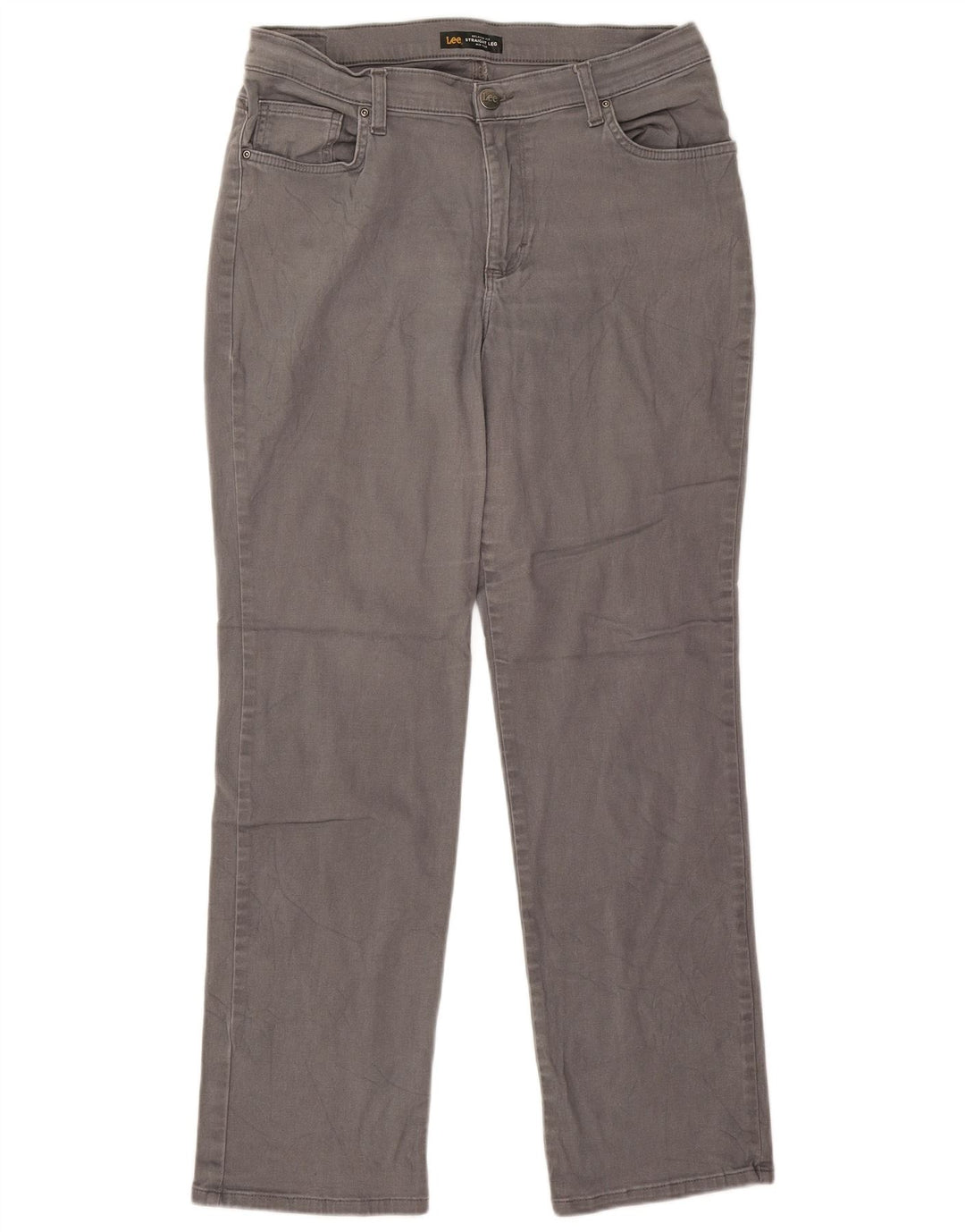 LEE ženske ravne traperice srednjeg kroja W32 L29 sive