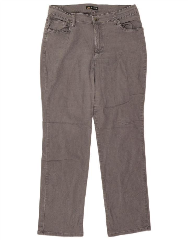 LEE ženske ravne traperice srednjeg kroja W32 L29 sive