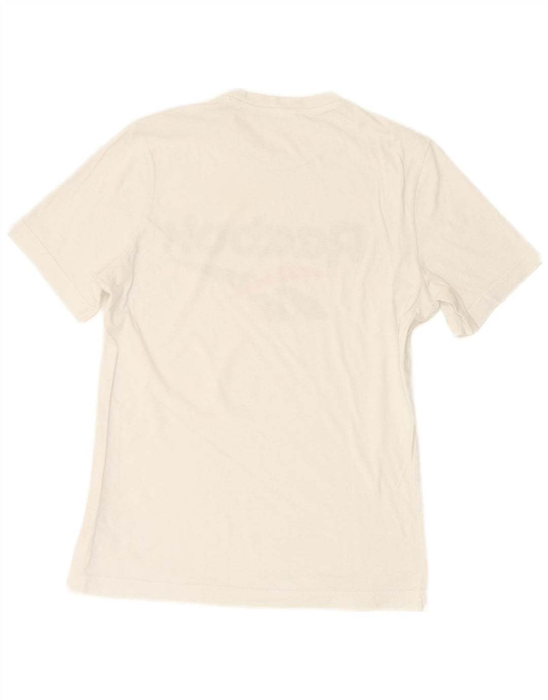 REEBOK Mens Graphic T-Shirt Top Small White