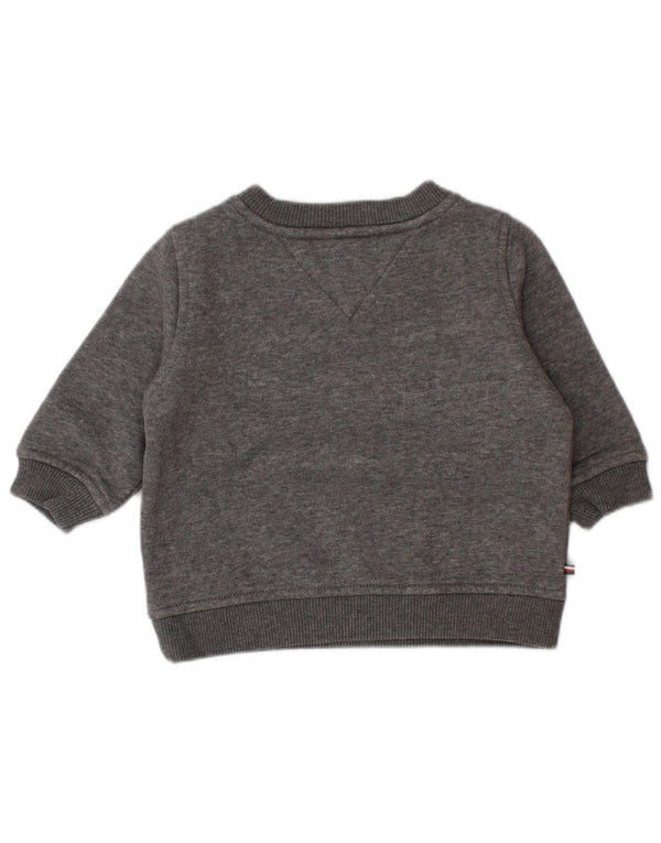 Tommy Hilfiger Baby Boys Graphic Sweatshirt Džemper 6-9 mjeseci Sivi Flecked