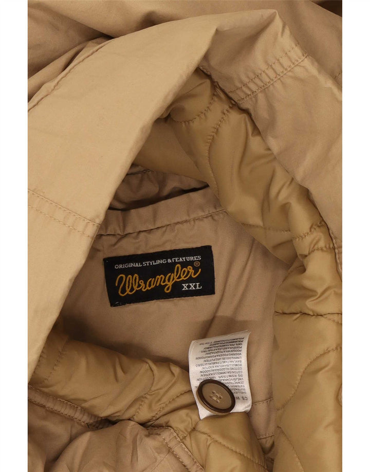Wrangler muška parka jakna s kapuljačom UK 44 2XL bež poliamid
