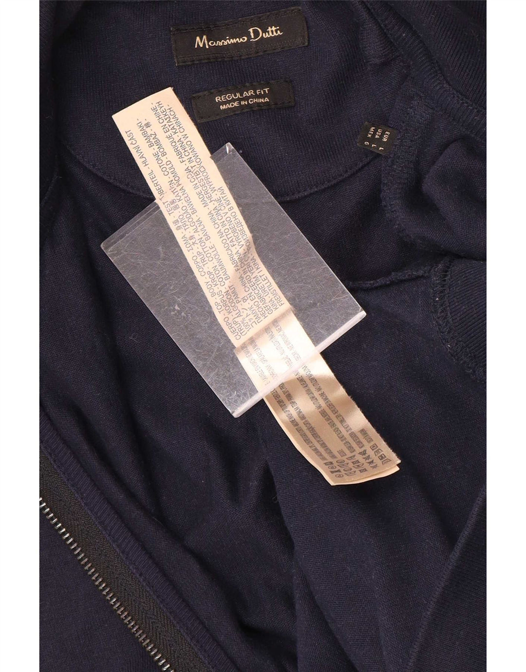 Massimo Dutti muška trenirka Regular Fit Velika jakna od tamnoplavog pamuka