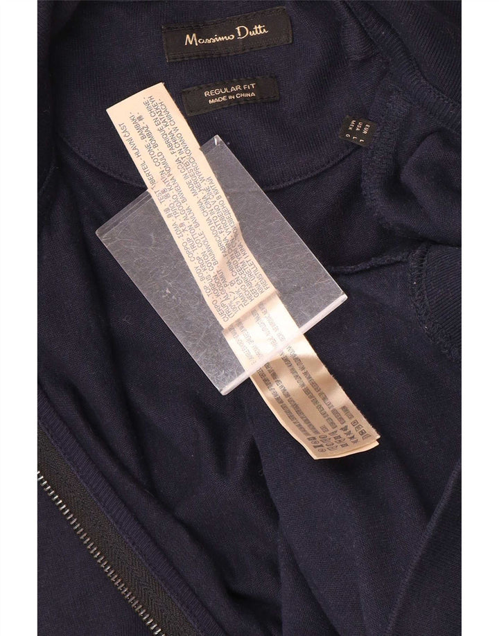 Massimo Dutti muška trenirka Regular Fit Velika jakna od tamnoplavog pamuka