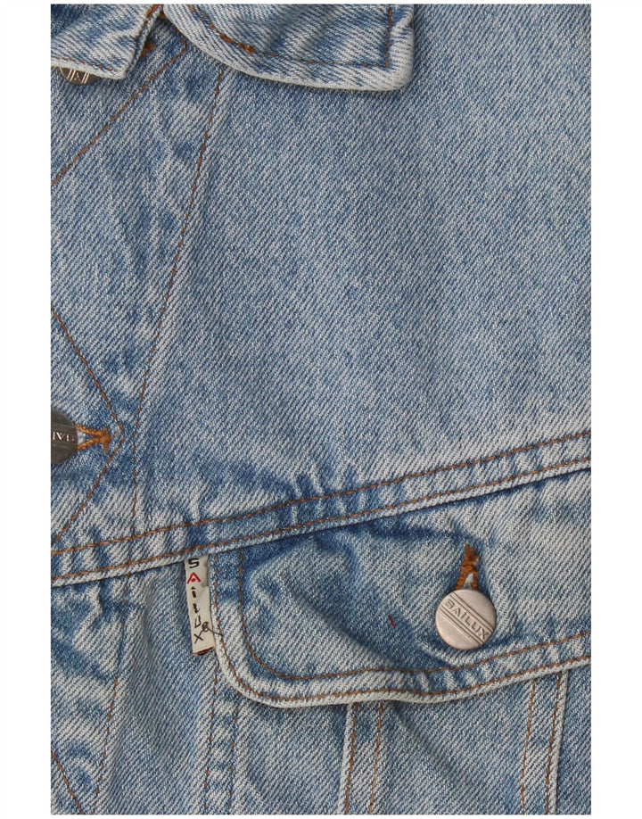 Vintage muška traper majica UK 36 Small Blue