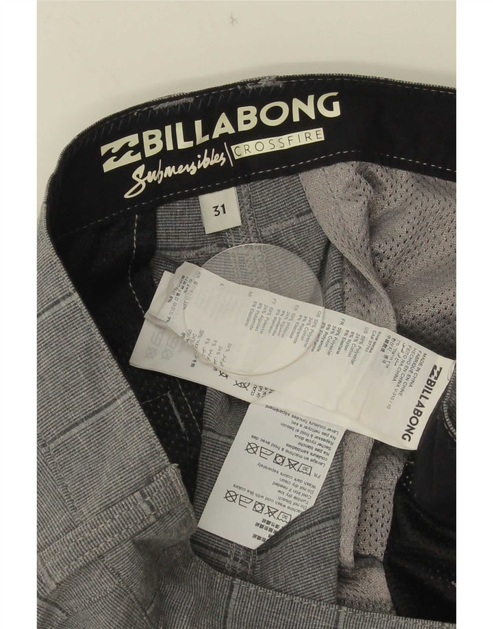 Billabong muške chino kratke hlače W31 srednje sivi prugasti poliester