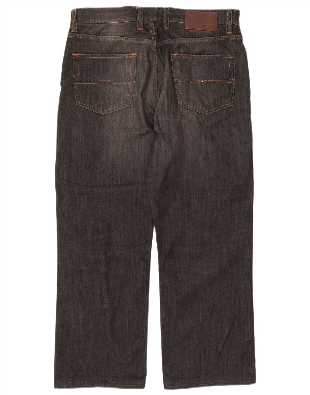 TOMMY HILFIGER Muške ravne traperice W31 L28 Sivi pamuk