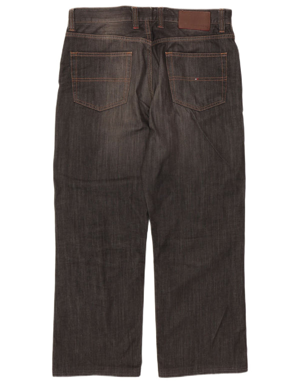 TOMMY HILFIGER Muške ravne traperice W31 L28 Sivi pamuk