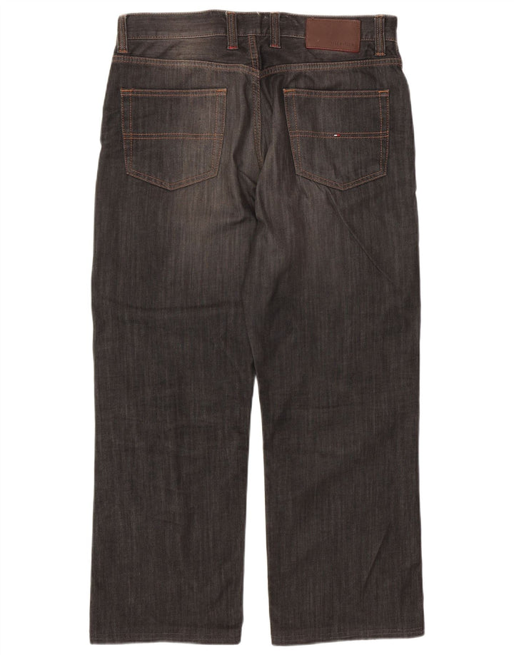 TOMMY HILFIGER Muške ravne traperice W31 L28 Sivi pamuk