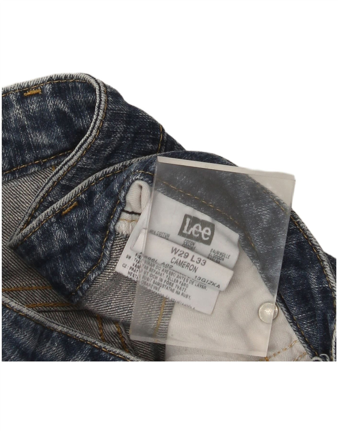 Lee muške traperice Cameron Bootcut W29 L29 plavi pamuk