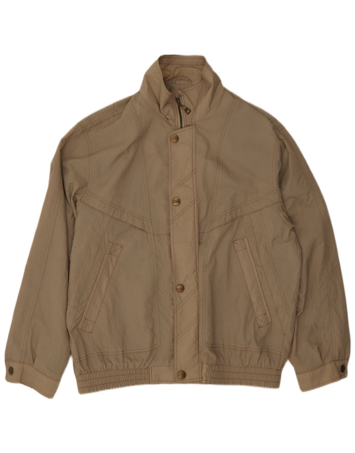 Vintage muška bomber jakna UK 42 XL bež poliester