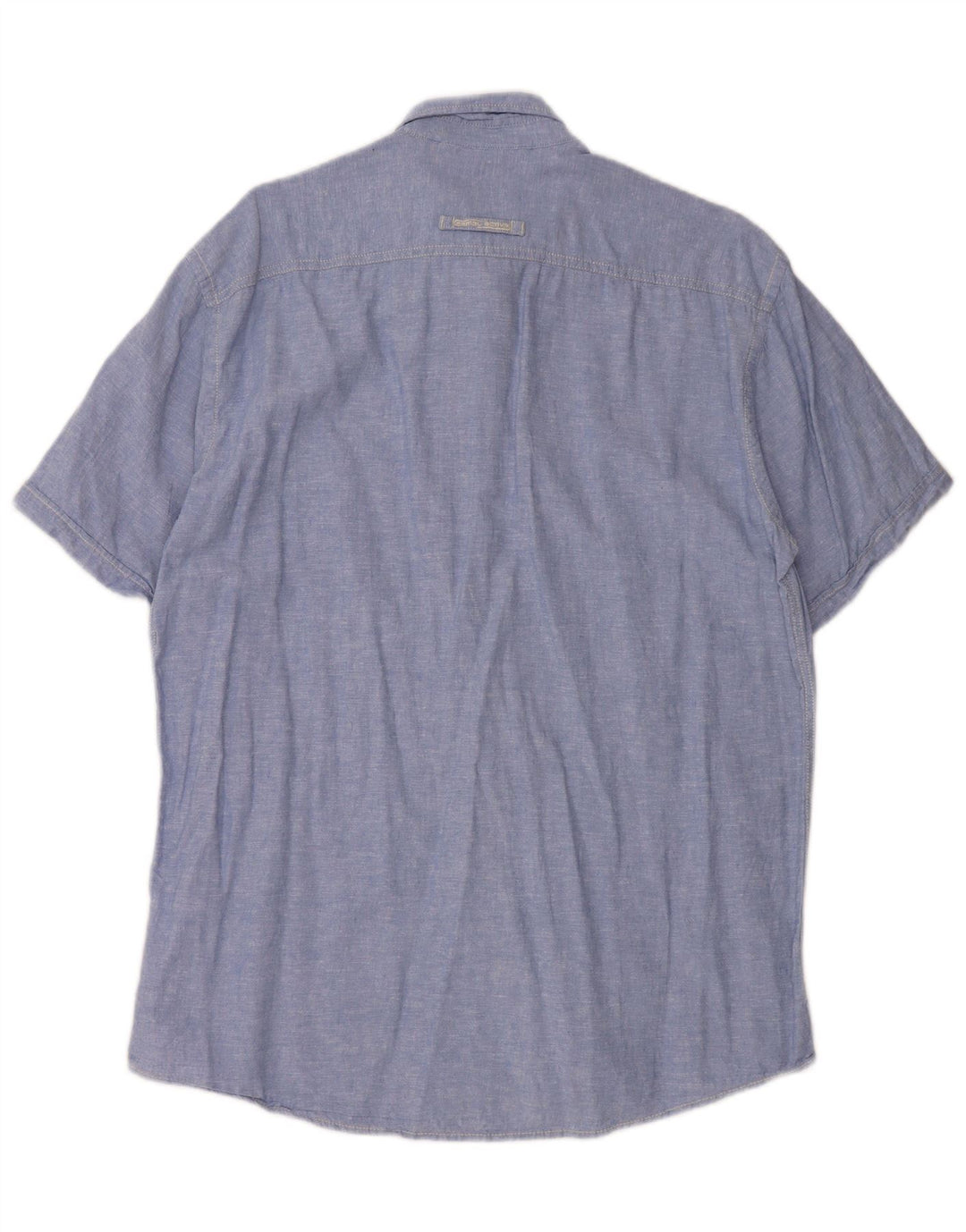 CAMEL ACTIVE Muška majica kratkih rukava standardnog kroja, veliki plavi flekasti lan