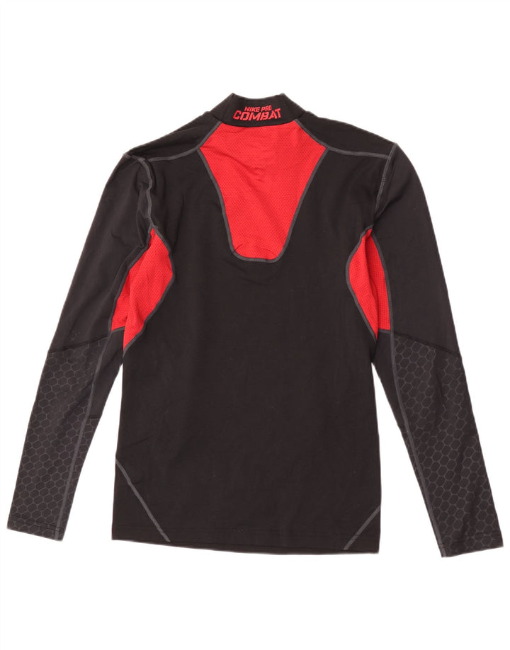 Nike muška Dri Fit grafička majica dugih rukava srednje crne boje