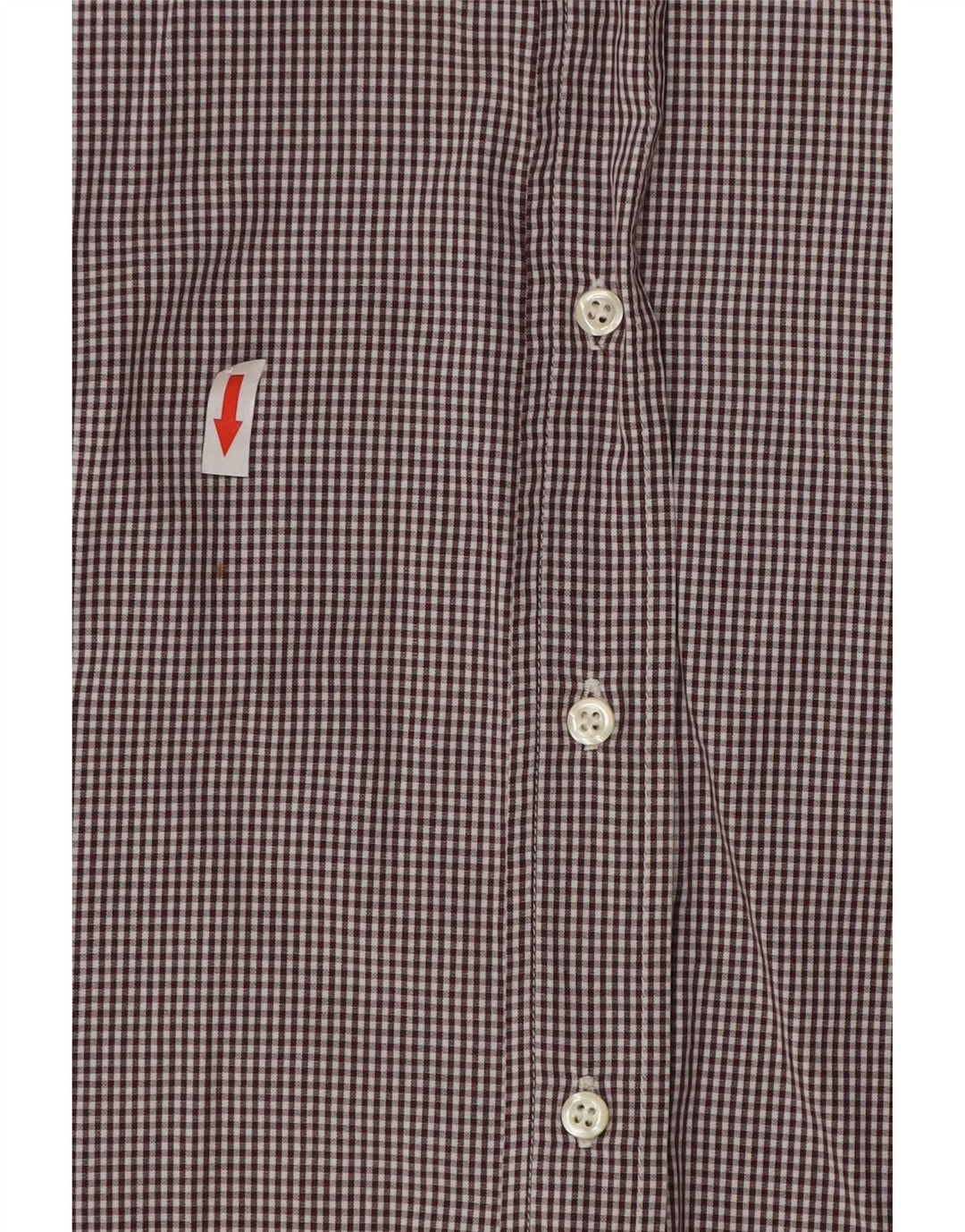Benetton ženska košulja UK 16 Large Brown Gingham