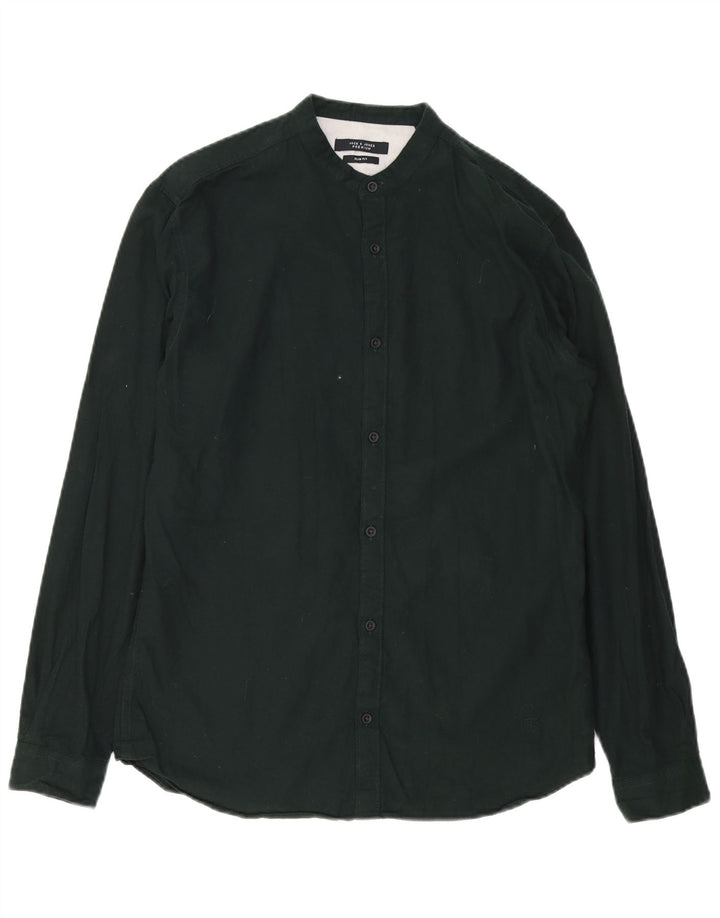 Jack & Jones muška uska košulja veličine 40 srednje crni pamuk
