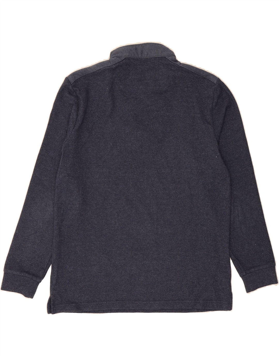 PIERRE CARDIN Mens Zip Neck Sweatshirt Jumper Large Navy Blue Vintage Pierre Cardin and Second-Hand Pierre Cardin from Messina Hembry 
