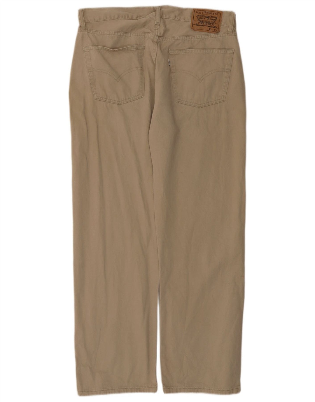 Levi's muške 551 ravne traperice W36 L30 bež pamuk