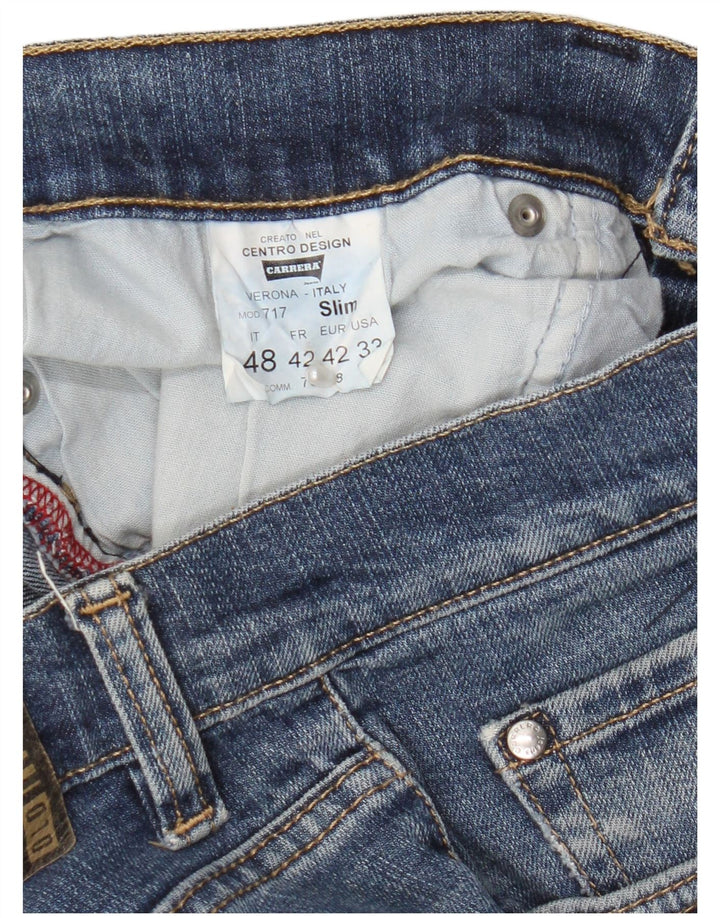 Carrera Mens 717 Slim Jeans IT 48 Srednje W33 L31 Plavi pamuk