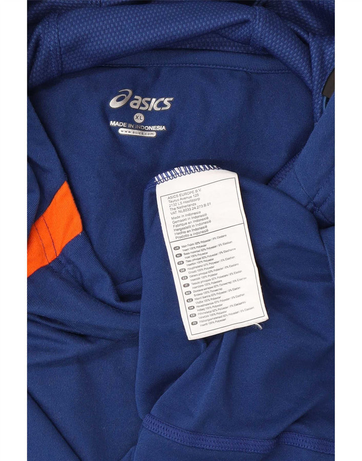 Asics muška majica s kapuljačom dugih rukava XL plavi poliester