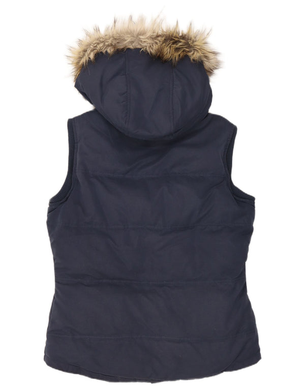 Fat Face Ženska podstavljena majica s kapuljačom UK 10 Mala tamnoplava poliester