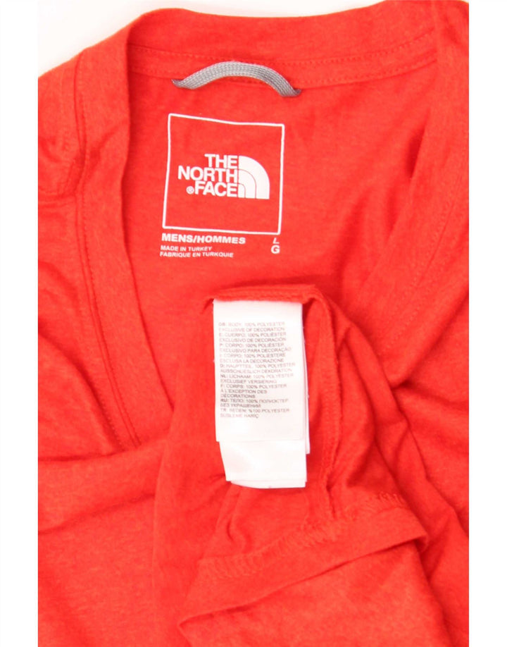 The North Face muška majica kratkih rukava Veliki crveni poliester