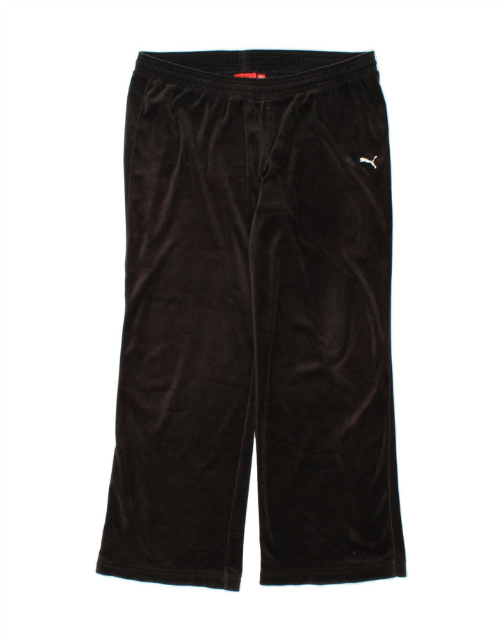 PUMA Womens Tracksuit Trousers UK 12 Medium Brown Polyester Vintage Puma and Second-Hand Puma from Messina Hembry 