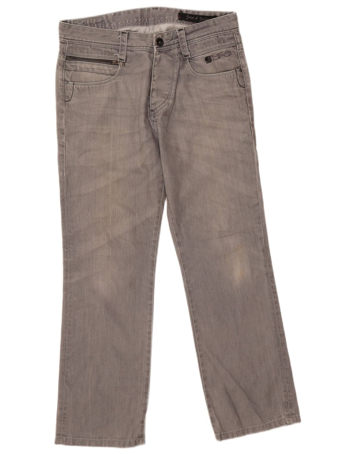 Jack & Jones muške ravne traperice W33 L29 sive